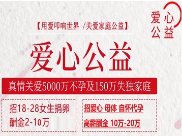 凤阳捐卵助孕生子 爱心志愿者招募